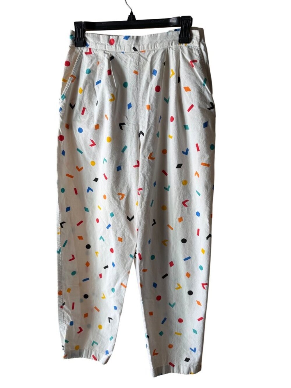 Counterparts Womens All-over Geometric Pull On Pants Size S Multicolor Vintage